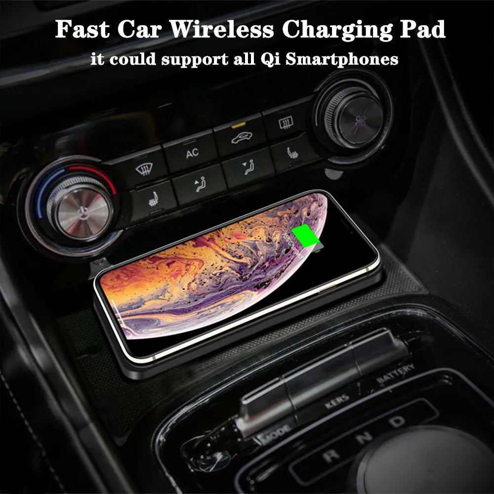 Car Wireless Charger Silicone Non Slip Pad for iPhone 15 14 13 12 Pro