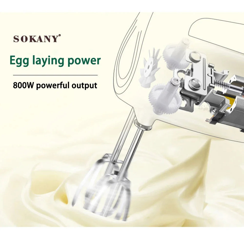 Electric Food Blender with Strong Horsepower Double Stick Blending Is