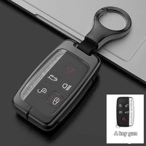 Car Zinc Alloy TPU Key Case Cover Holder For Land Rover Range Rover