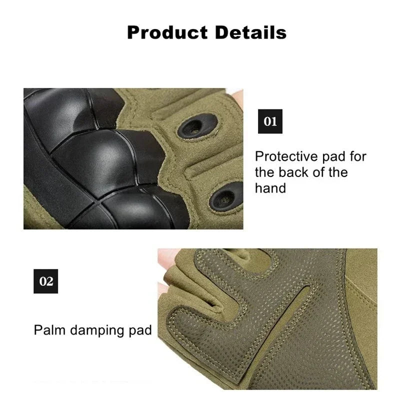 Tactical Gloves Shooting Gloves Touch Design Fitness Protection Sports