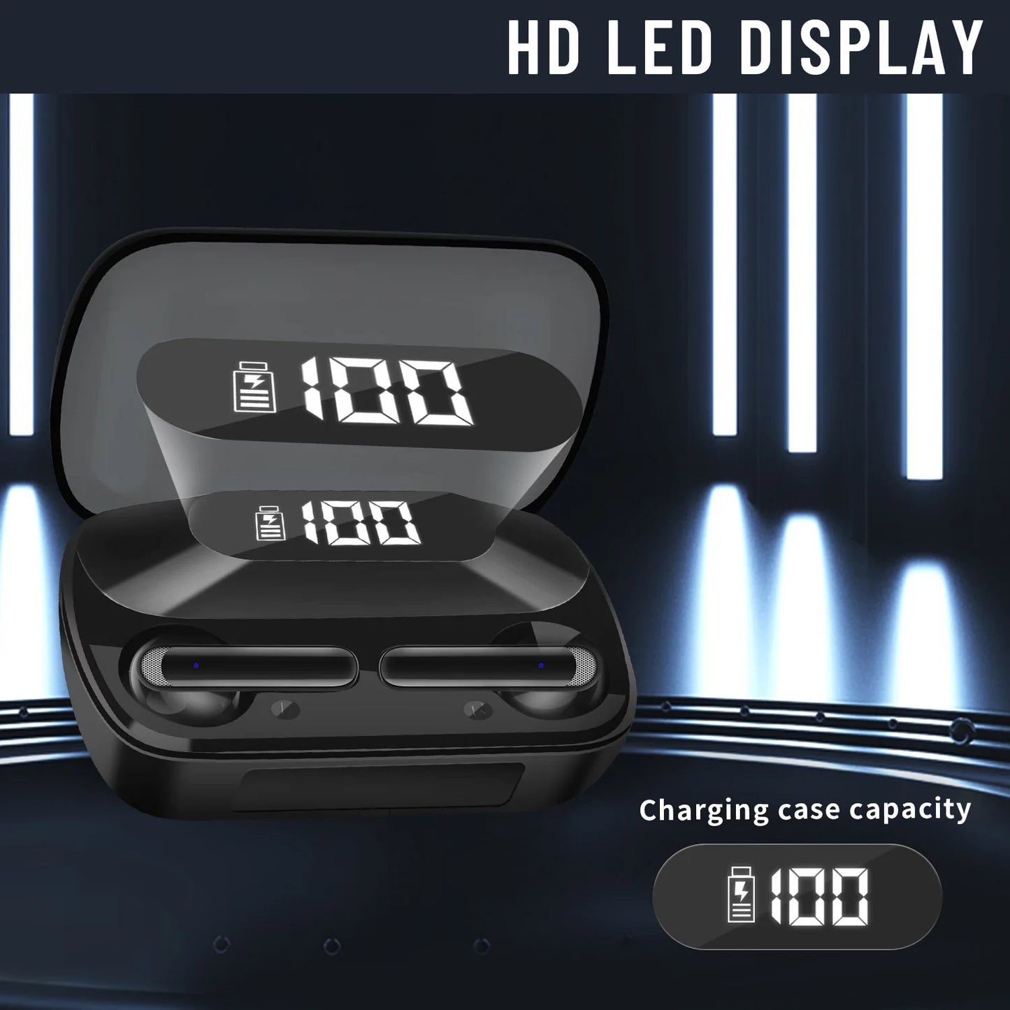 Wireless Translation Headset Real-time Display Portable For Travel