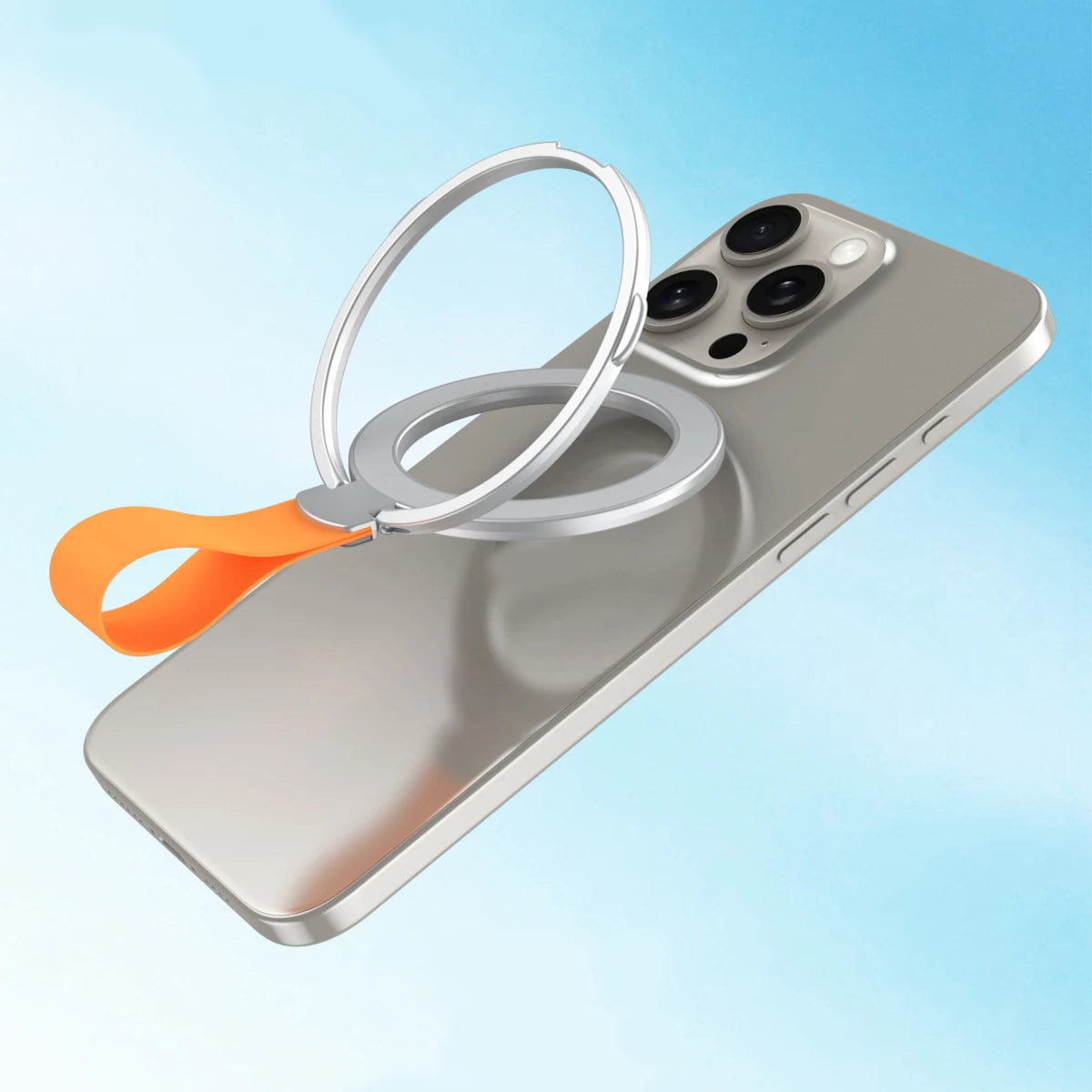 magsafe metal strong magnetic suction rotating 360°folding ring phone