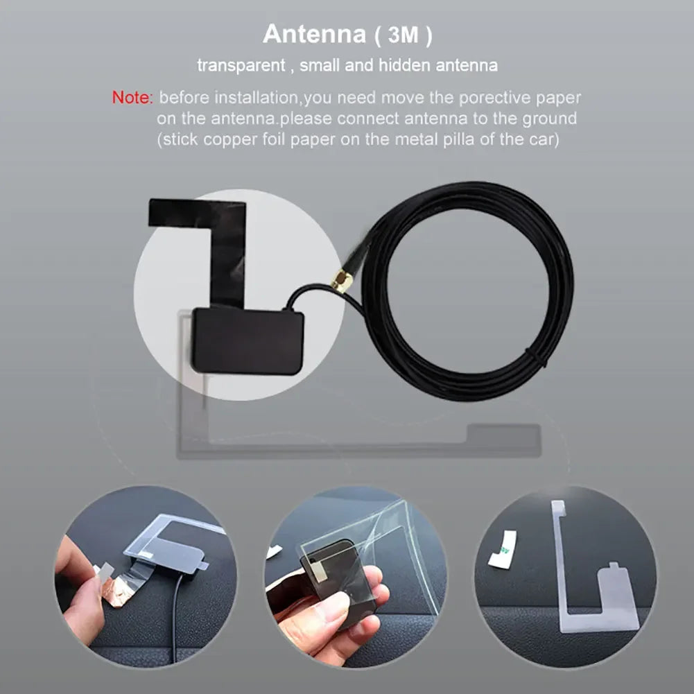 Car DAB+ Digital Radio Box DAB+ Receiver Antenna Aerial USB Interface