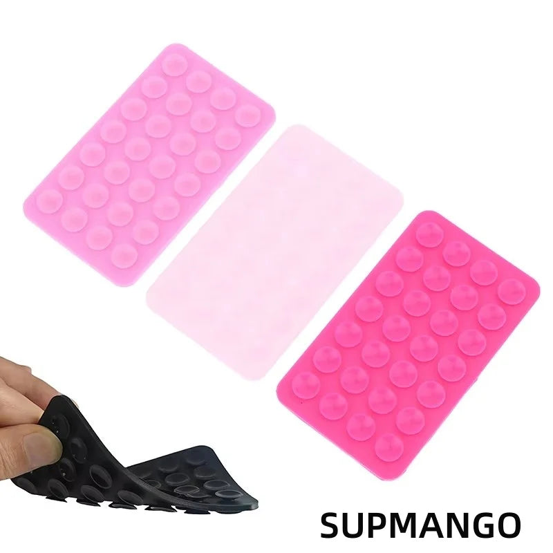 Double Sided Silicone Suction Cup Mobile Phone Suction Cup With