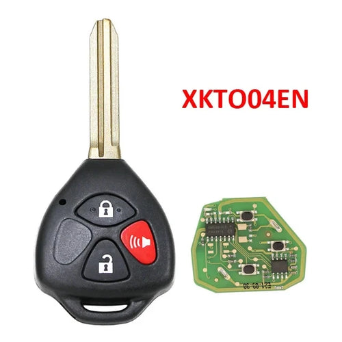 3PCS Xhorse XK Series Wire Universal Remote Key XKTO02EN XKTO03EN