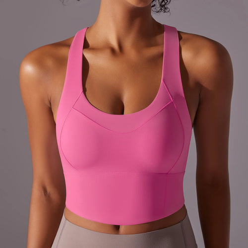 Nylon Sexy Women's Sports Bra Top Women Tight Elastic Gym Sport Yoga