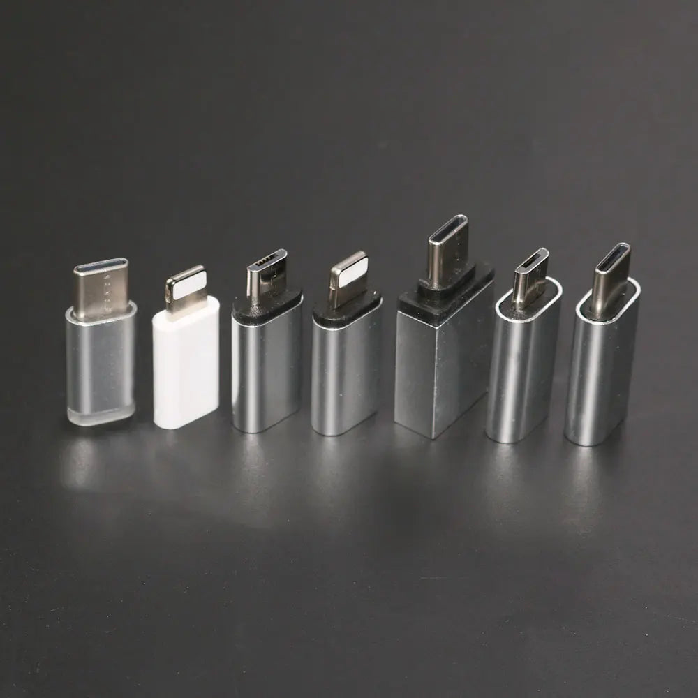YUXI Silver 1PCS  Micro USB to Converter Adapter For iPhone X 8 7 6