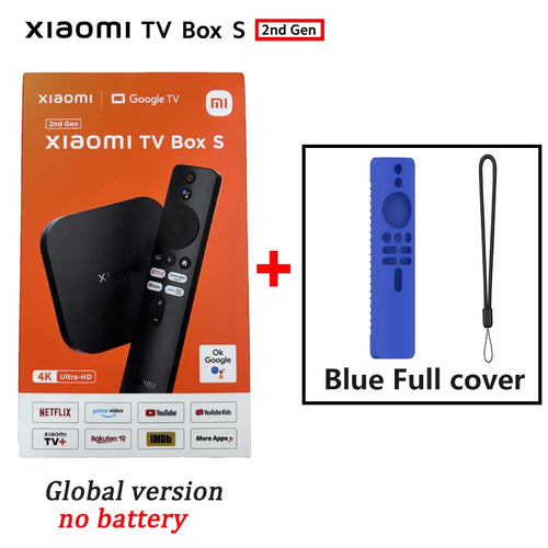 Global Version Xiaomi Mi TV Box S 2nd Gen 4K Ultra-HD Quad-core