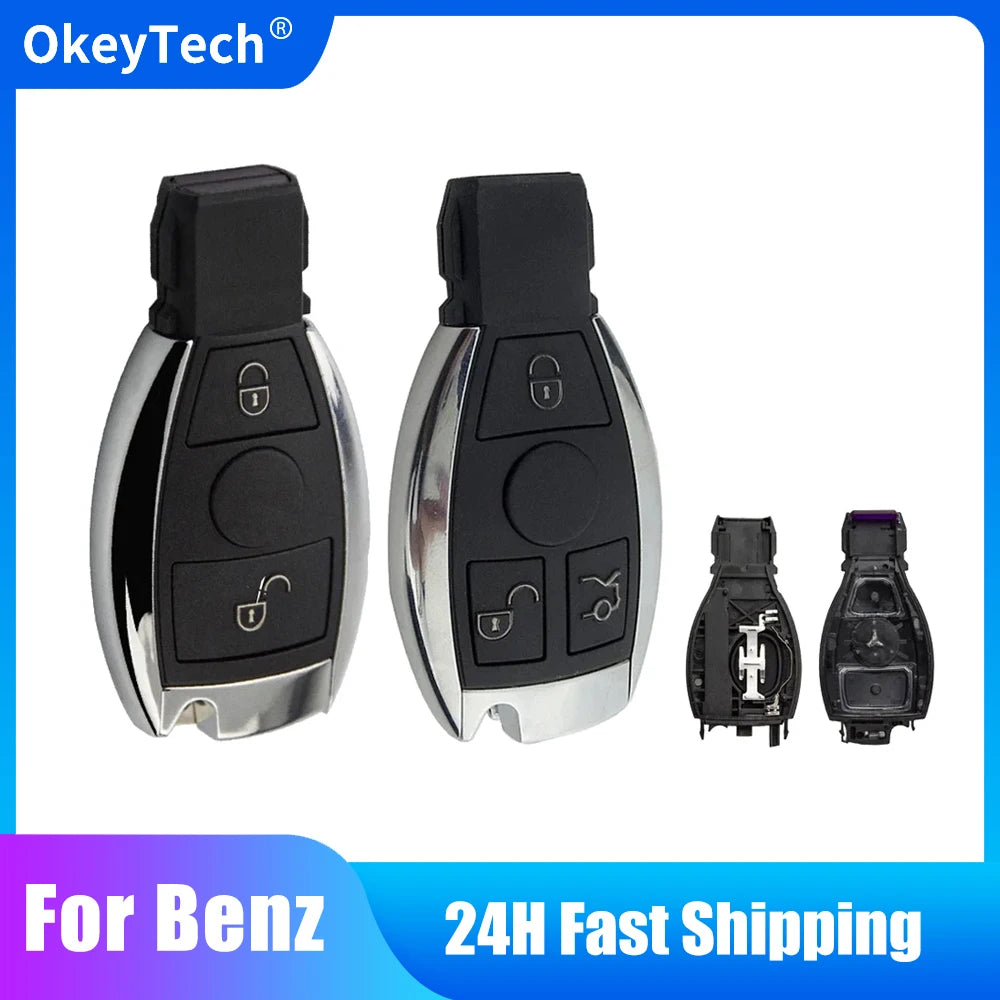 Okeytech Keyless Entry Remote Car Key Original Smart Car Key Shell