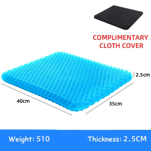 Gel Seat Cushion Summer Breathable Honeycomb Design For Pressure