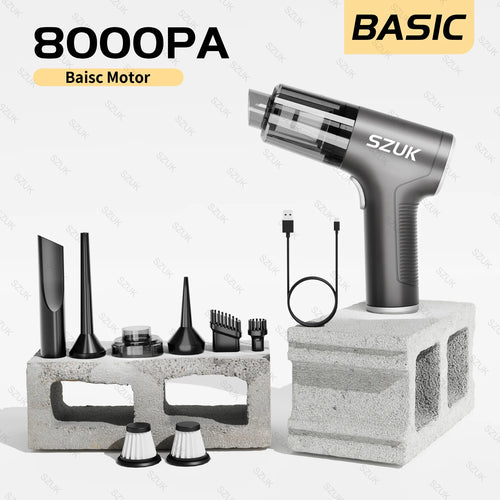 Mini Car Vacuum Cleaner Portable Wireless Handheld Cleaner for Home