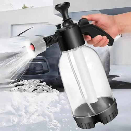 Plastic Disinfection Water Bottle Car Washing Spray Pot Foam 2L Spray