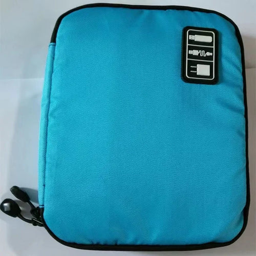 Cable Organizer Storage Bag System Kit Case USB Data Cable Earphone