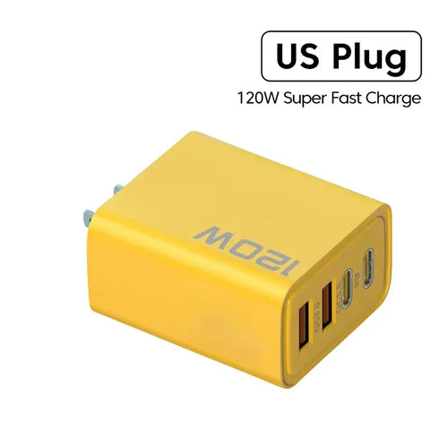 120W Fast Charger type-C Quick Charge 3.0 USB charger cable adapter