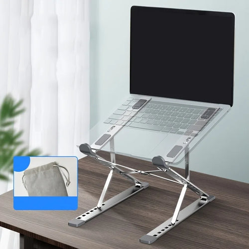 Laptop Stand For Macbook Folding Adjustable Aluminum Computer Pc