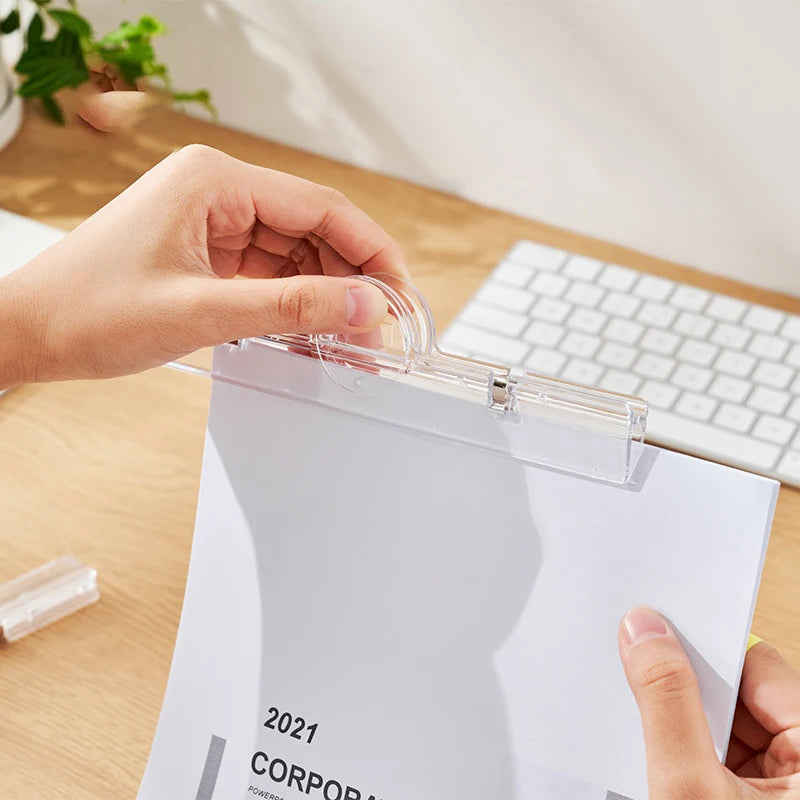 Magnetic Transparent File Folders Strong Suction Not Easy To Fall Off