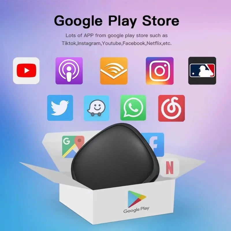 CarPlay Ai Box Android13 Tv Box Support Netflix YouTube Wireless