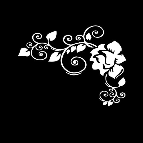LYKX Art Design Flowers Car Stickers and Decals Aut Both Body Wrap