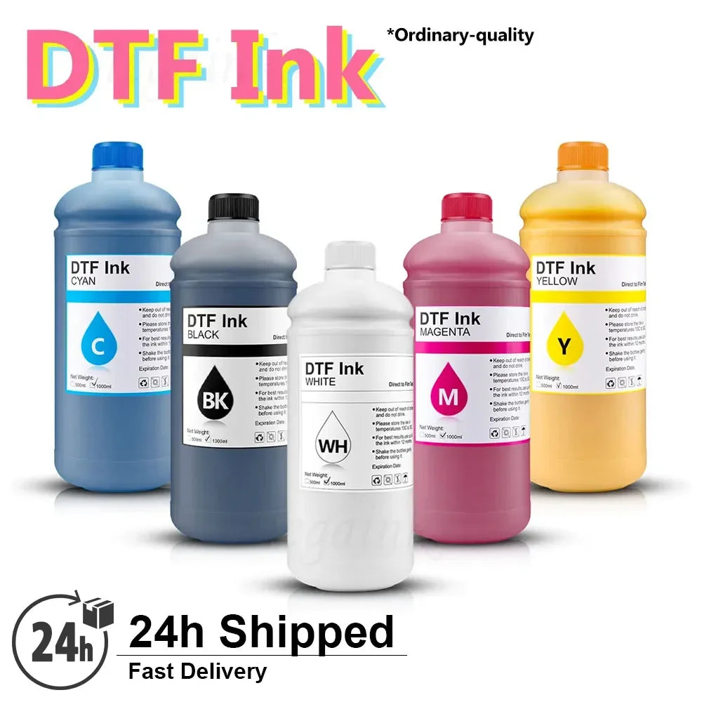 1000ML DTF Ink Direct Transfer Film Heat Transfer For Epson I3200 P800