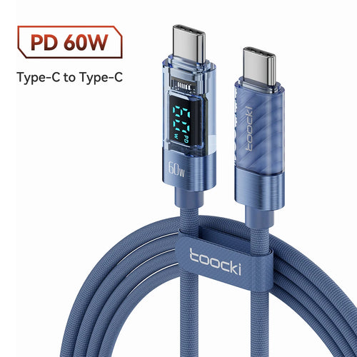 Toocki Type C to Type C Cable 100W PD Display Fast Charging Charger