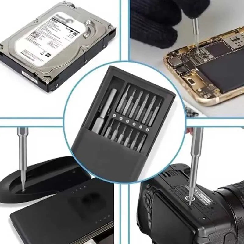 Magnetic Precision Screwdriver Set, 25 In 1 With 24 Piece Mini Pocket