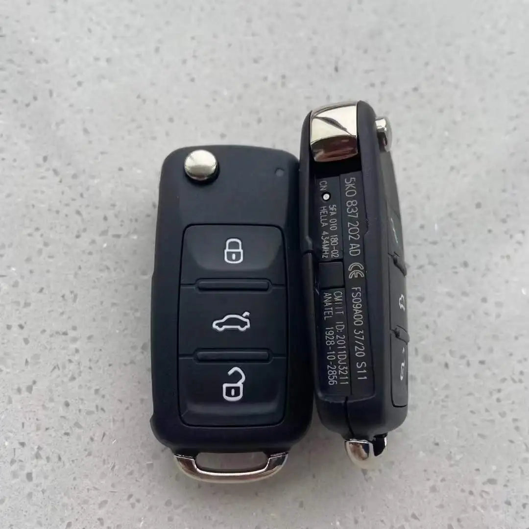 Car Remote Key Shell Key Case for VW Caddy Eos Golf Jetta Polo Tiguan