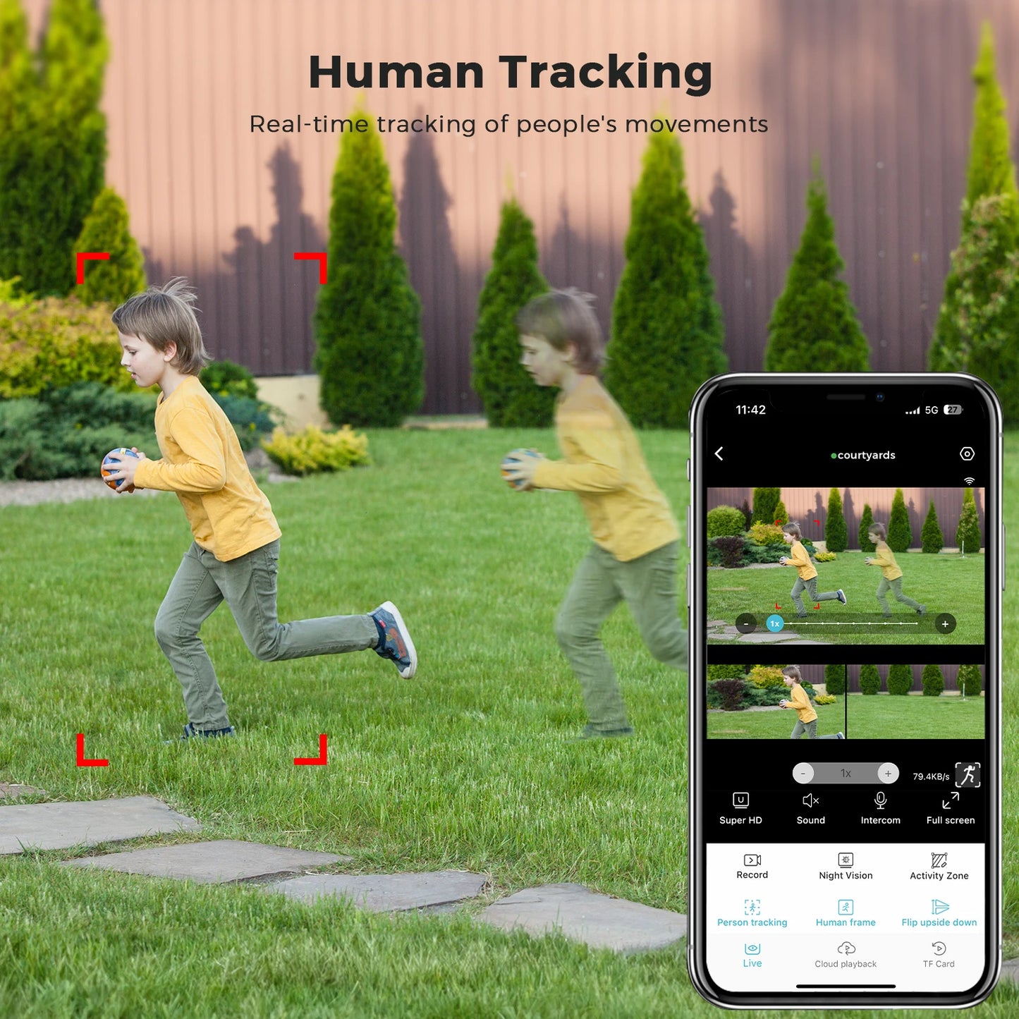 20MP 8K HD WiFi Camera Outdoor 10X Zoom Four Lens Three Screen Auto