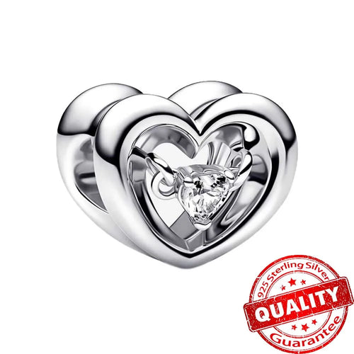 New Arrival 925 Sterling Silver Love You Mom Entwined Infinite Hearts
