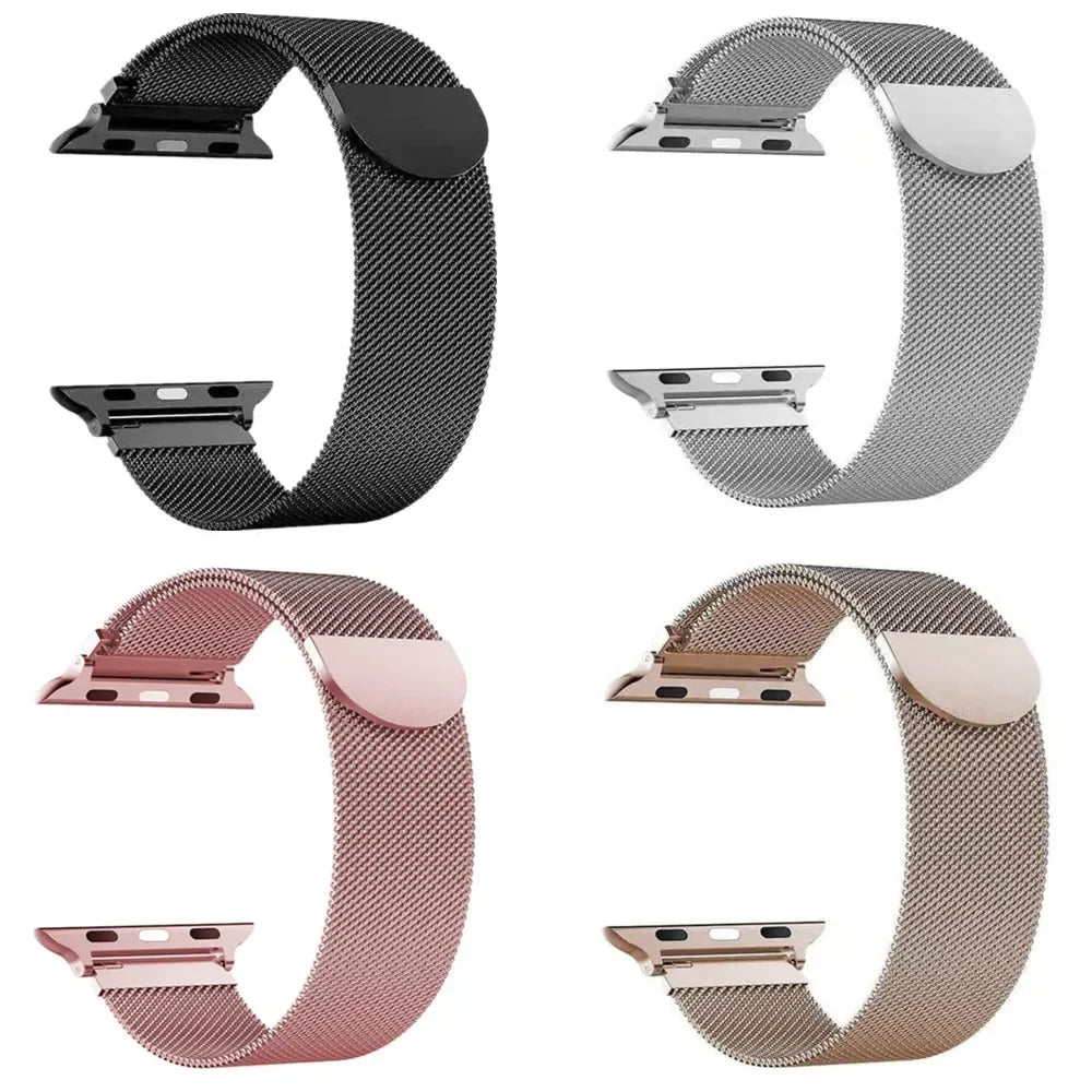 Milanese Loop for Apple Watch Band 44mm 40mm 45mm 41mm 38 42mm Strap