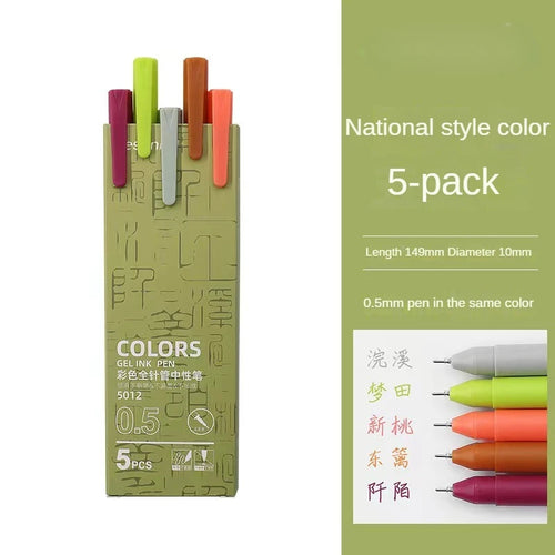 30 Colors Hand Account Gel Pen Morandi Macaron Retro Color Gel Pen Ins