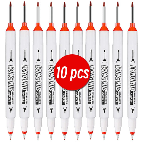 20mm Double-Tip Deep Hole Long Head Nib Markers For Metal Pen