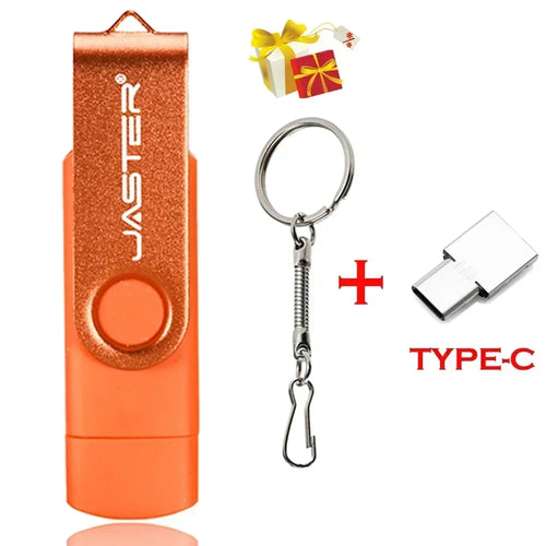 JASTER TYPE-C High Speed USB Flash Drive OTG Pen Drive 256GB 128GB