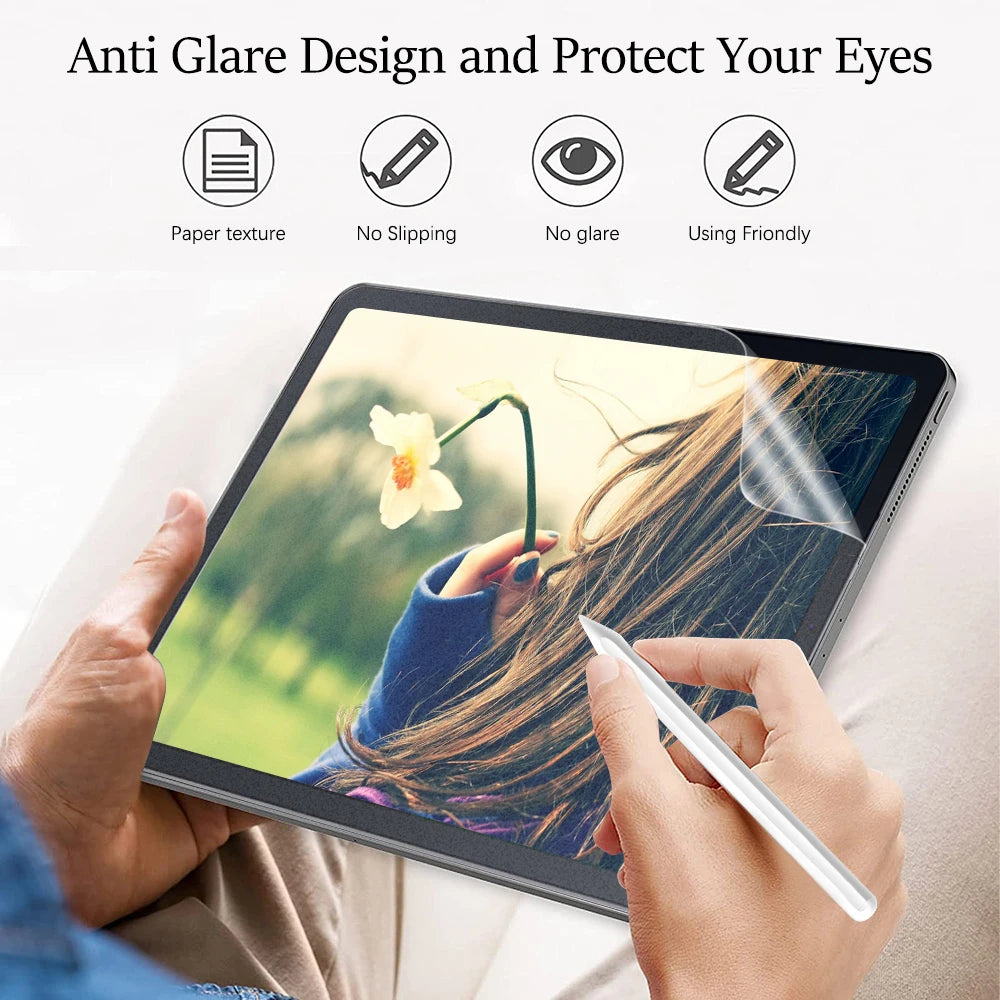 3Pcs Paper Feel Like Screen Protector for Samsung Galaxy Tab S7 S8 S9