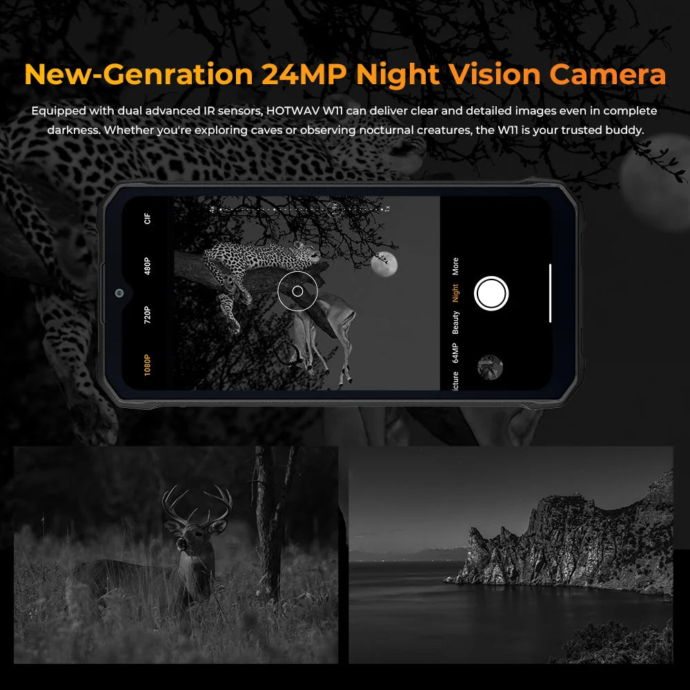 [World Premeire] HOTWAV W11 Rugged Phone 20800mAh 280LM Flashlight