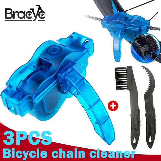 Chain Cleaner Cleaning Bicycle 3D Chain Brush Wash Tool Set MTB Bike