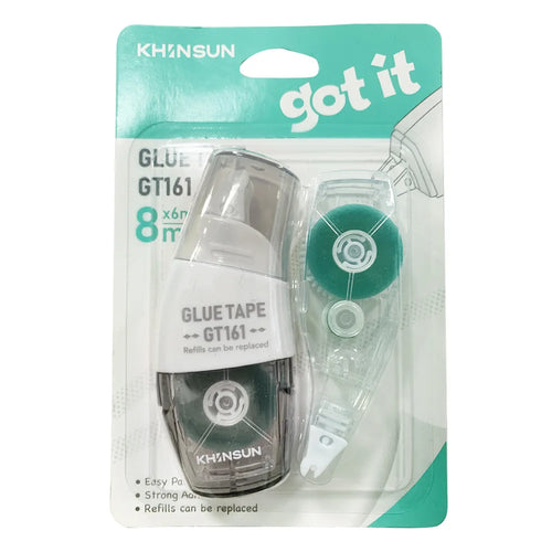 Double Sided Adhesive Tape Roller Glue Tape 6mm*8m with Refill Glue