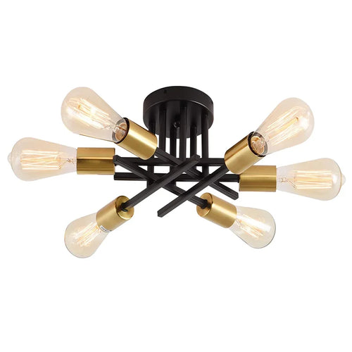 Semi Flush Mount Modern Chandelier Mid Century Modern Chandelier Close