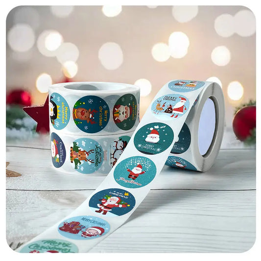 Christmas gift stickers decorative sealing sticker Merry Christmas
