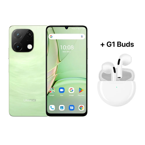UMIDIGI G9T Android 14 Smartphone UNISOC T606 4GB 128GB 6.75” Water
