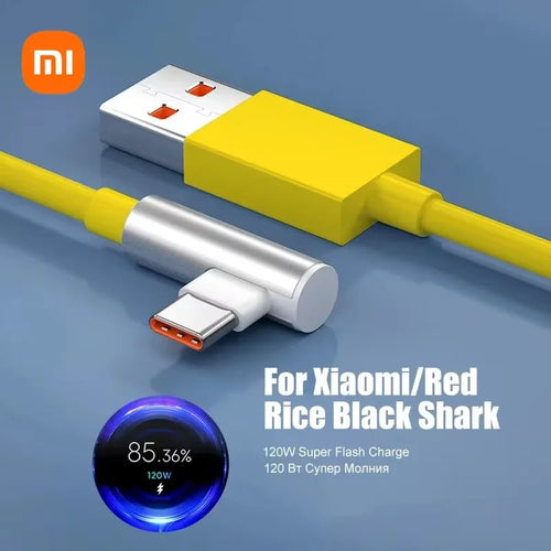 Original 120W 6A USB Super Fast Charger For Xiaomi Mi 12 11 Type C