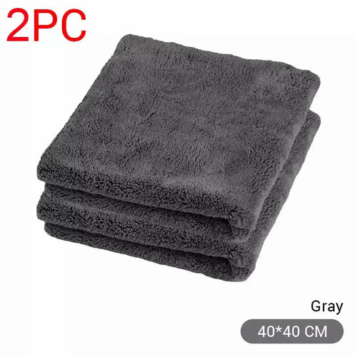 SEAMETAL 40X40cm Microfiber Towels Car Care Washing Thicken Towel Car