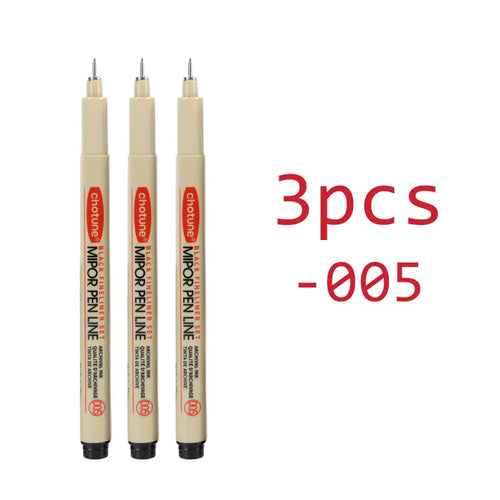 Art Manga Outlining Pen Pigment Liner Micron Pen Marker set Hook Line
