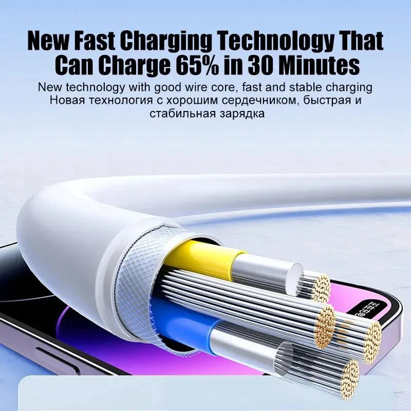 Original 20W PD USB Type C to Lighting Fast Charger Cable For Apple
