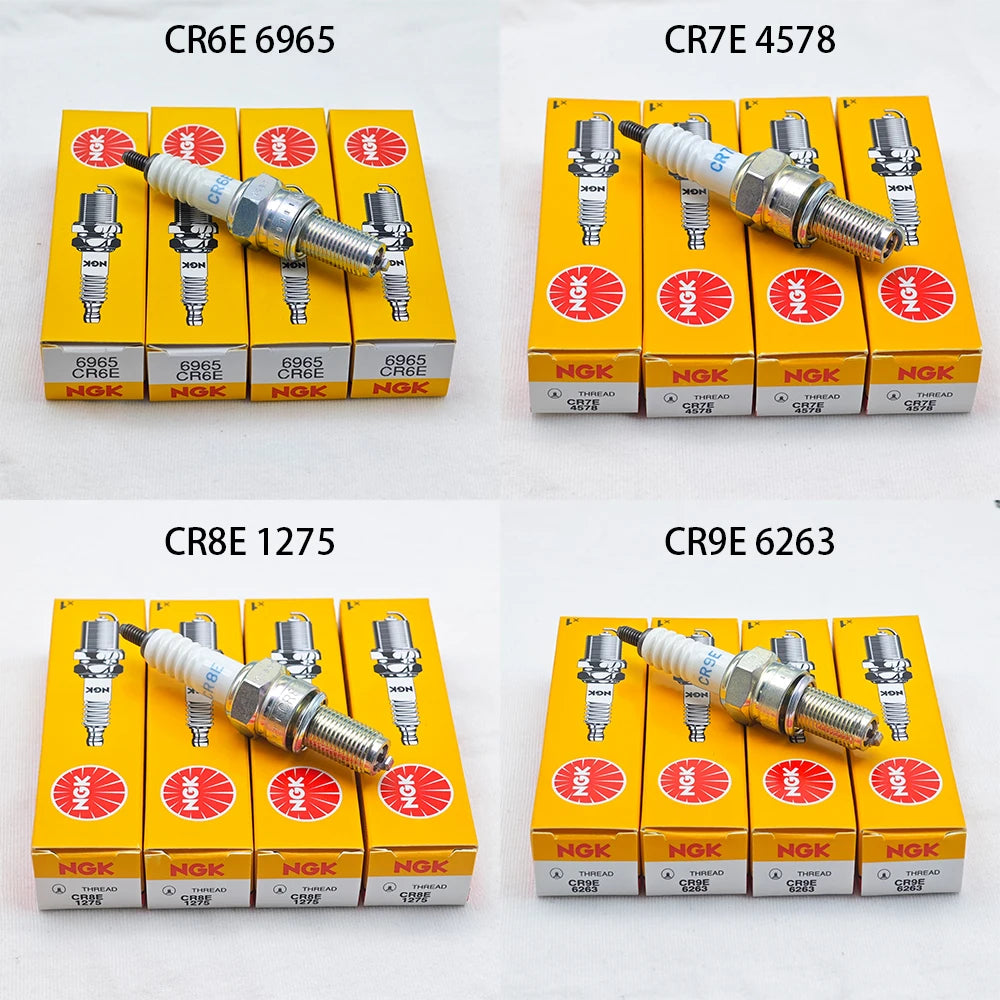 4pcs Original Motorcycle NGK Spark Plug CR6E CR7E CR8E CR9E For Some