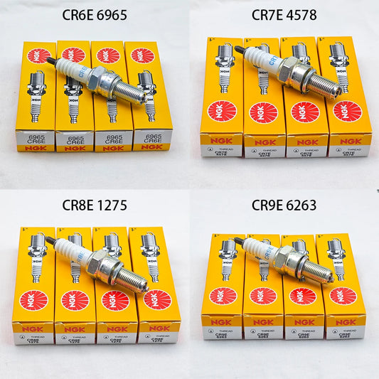 4pcs Original Motorcycle NGK Spark Plug CR6E CR7E CR8E CR9E For Some