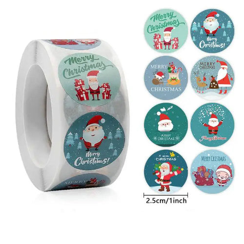 Christmas gift stickers decorative sealing sticker Merry Christmas