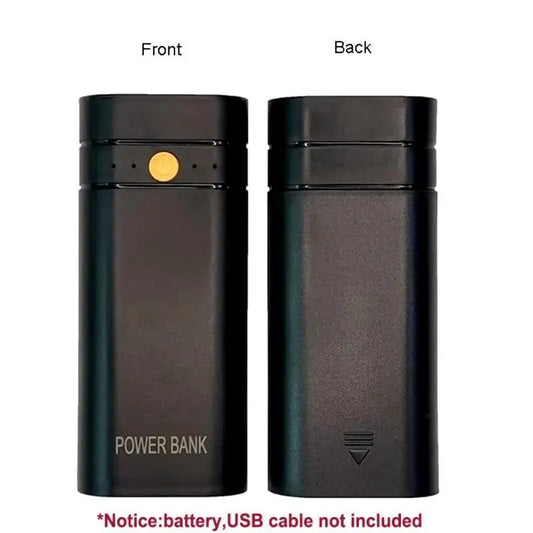 5V 2A 6000mAh 2X 18650 USB Type-C Battery Charger Case DIY Power Bank