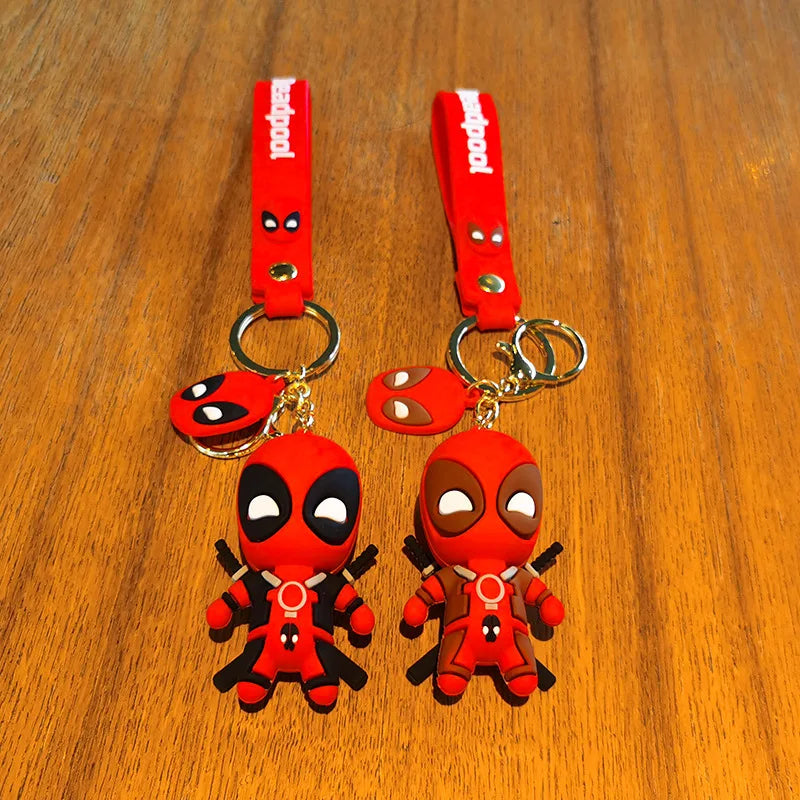 Marvel Cute Doll Pendant Anime Figures Deadpool Q Version Fashion