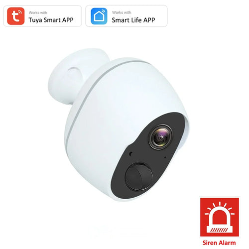 Tuya Smart 6000mAh Rechargeable Battery Wireless WiFi Buzzer Siren