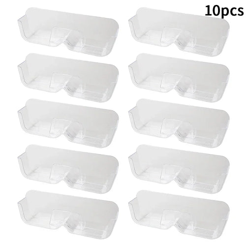 Glasses storage box wall-mounted punch-free glasses storage box